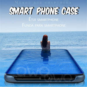 Luxury Smart Mirror Phone Case For Apple iPhone Xs max xr 7 Plus 8 6 Plus support Flip cover For iPhone X 6s 6 Protective case - coolelectronicstore.com