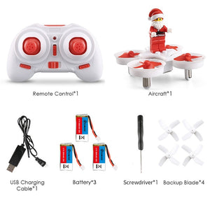 In Stock Eachine E011C Flying Santa Claus With Christmas songs Music Toy Brick RC Quadcopter RTF for Kids Gift VS E011 JJRC H67 - coolelectronicstore.com
