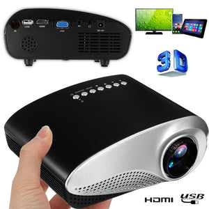 Portable 1080P 3D HD LED Projector - coolelectronicstore.com