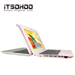 Low price Netbook 10.1 inch cheap students laptop computer pink color notebook computer for promotion - coolelectronicstore.com