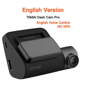 Xiaomi 70mai Dash Cam Pro 1944P GPS ADAS 70 mai pro car Cam Recorder English Voice Control 24H Parking Monitor Night Vision Wifi - coolelectronicstore.com